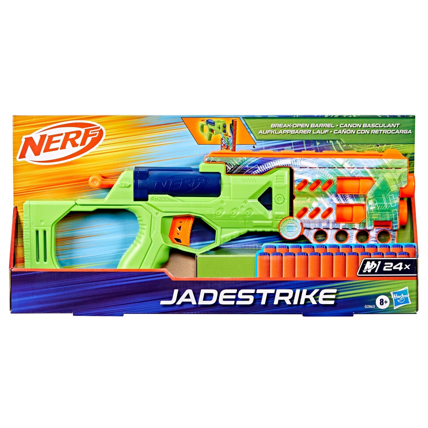 Nerf Blaster Jadestrike, High-Performance Foam Dart Shooter