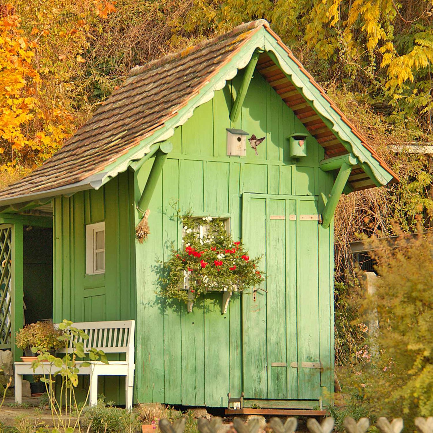Nesting box for birds