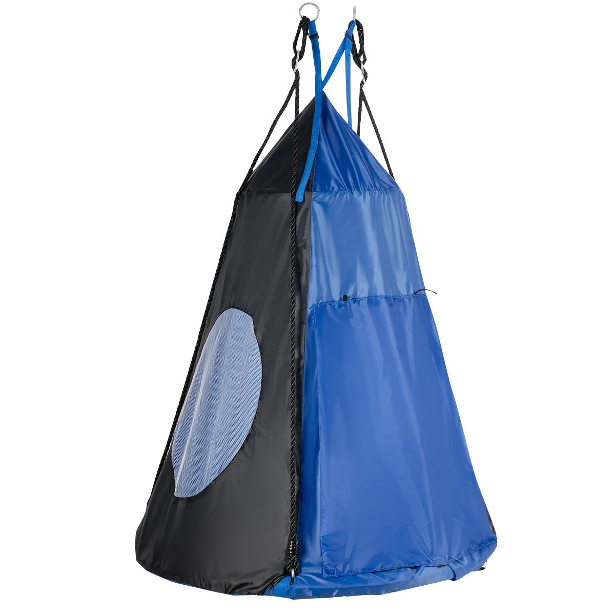 Nest swing children's swing set Max. load capacity 150 kg 100 cm diameter blue