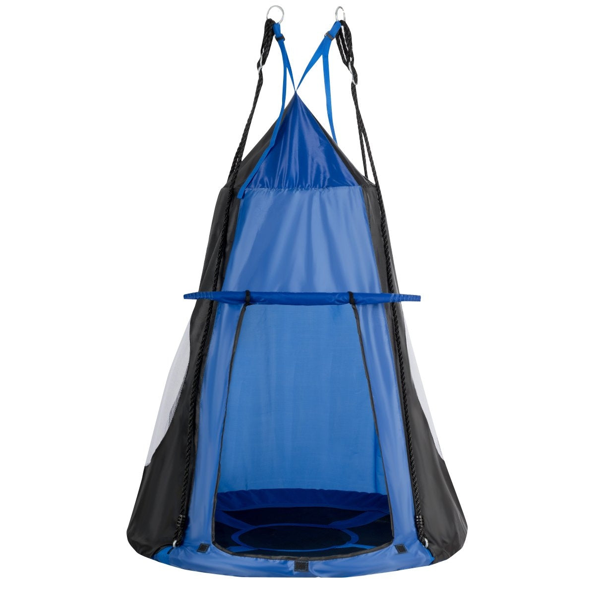 Nest swing children's swing set Max. load capacity 150 kg 100 cm diameter blue