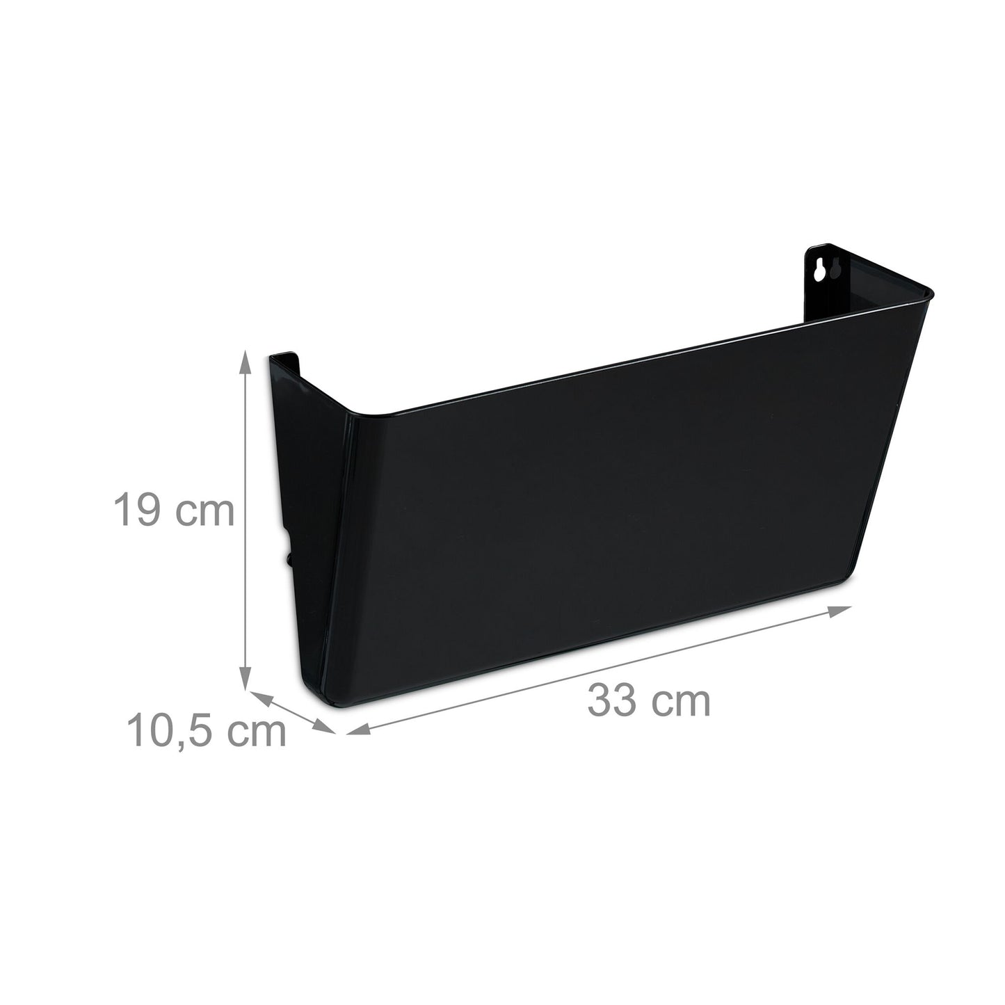 Newspaper holder wall set of 3