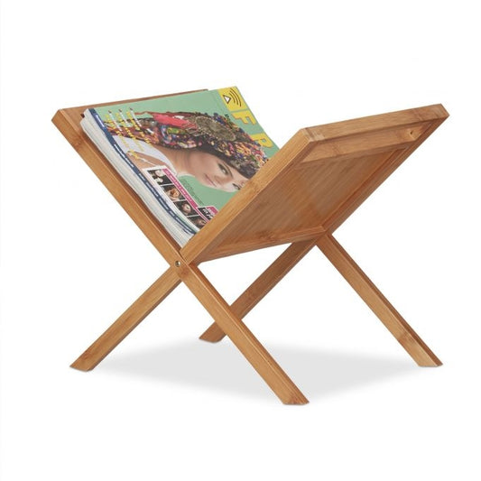 Newspaper stand in bamboo