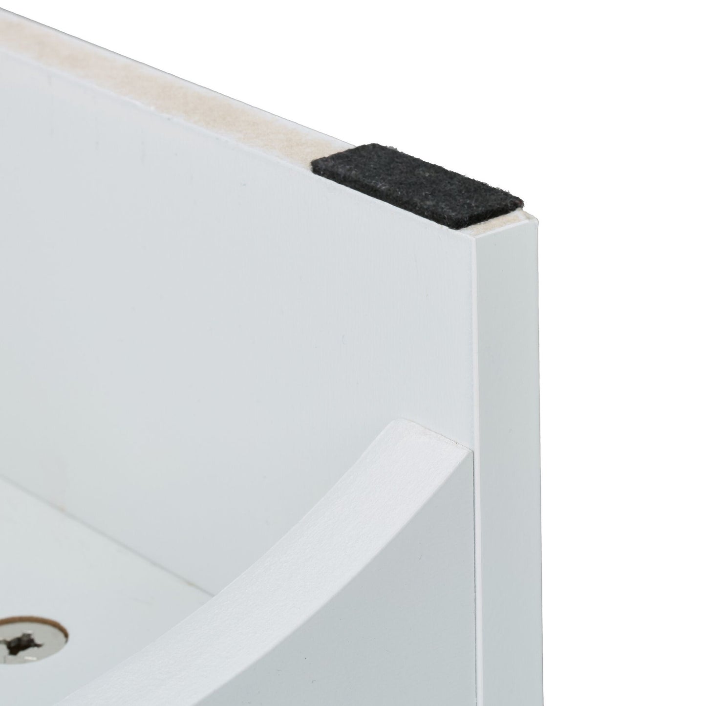 Niche cabinet with drawer and door