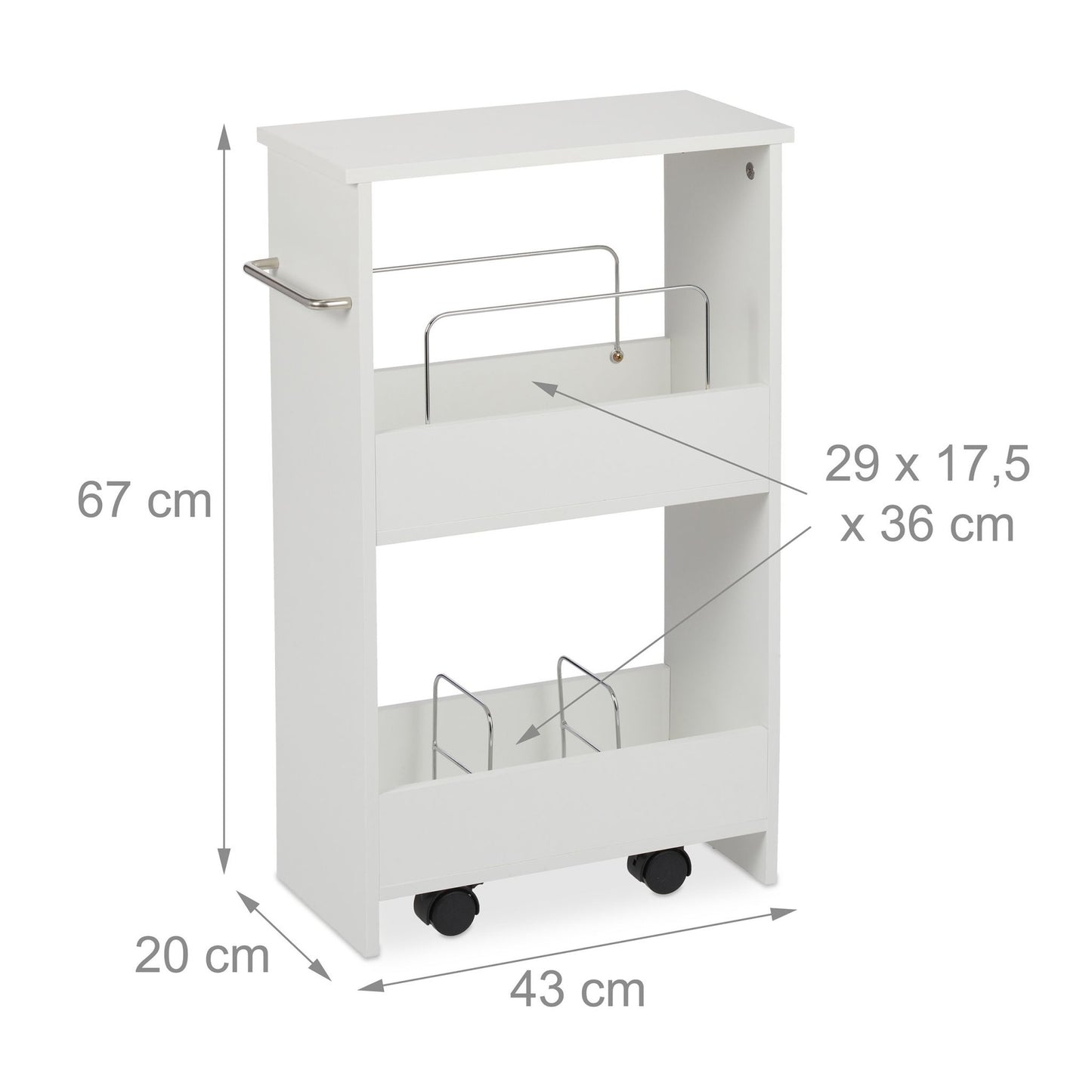 Niche trolley white