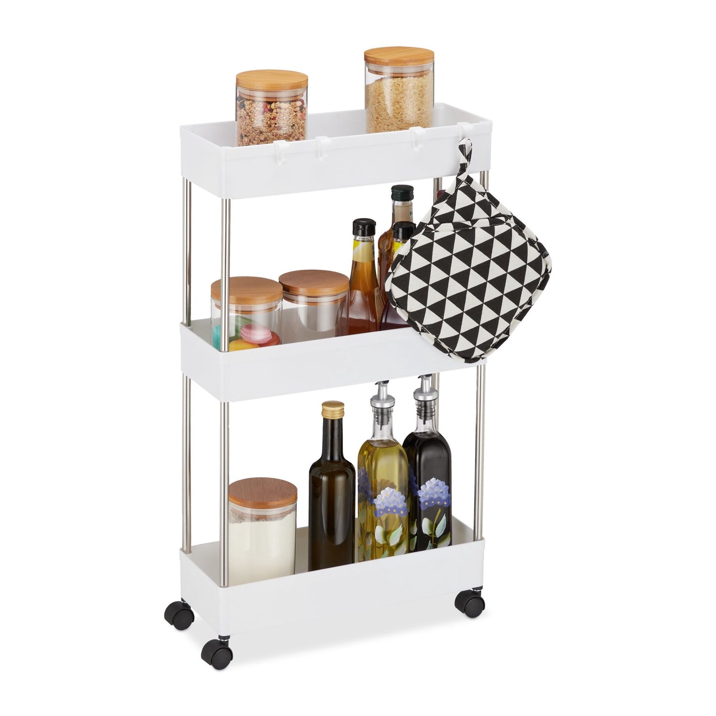 Niche trolley with 3 levels