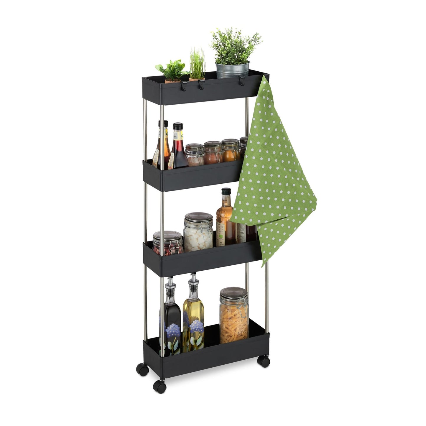 Niche trolley with 4 levels