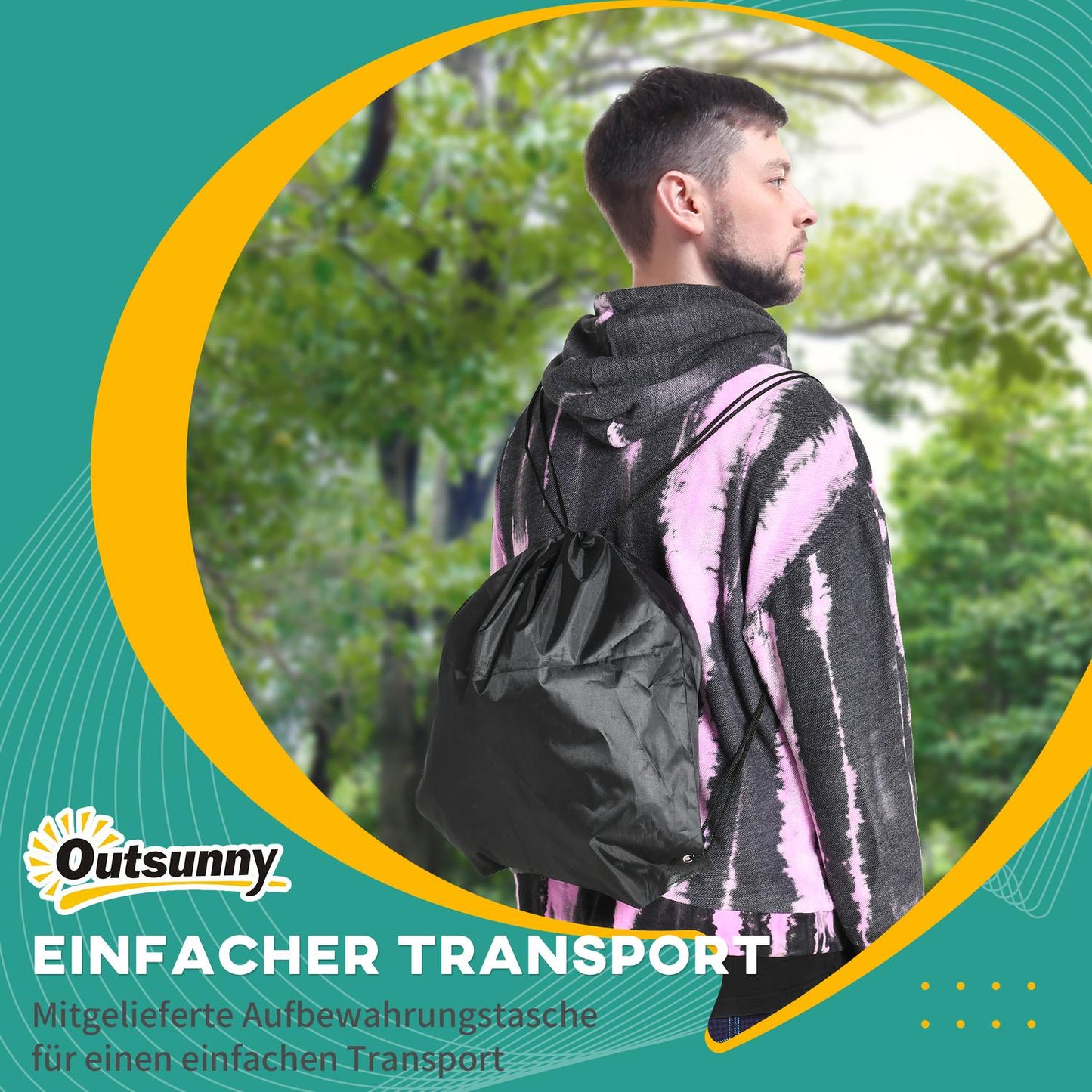 Ninja Slackline Set, 10M rope with obstacles for children