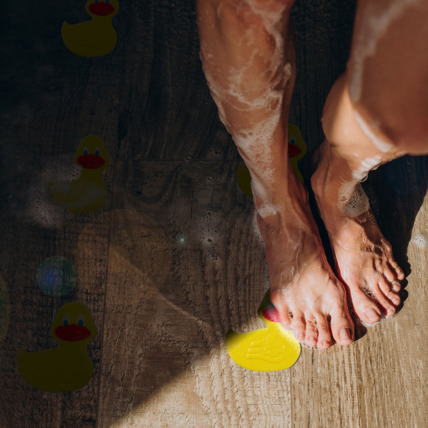Non-Slip Bath Stickers Ducks, Set of 5