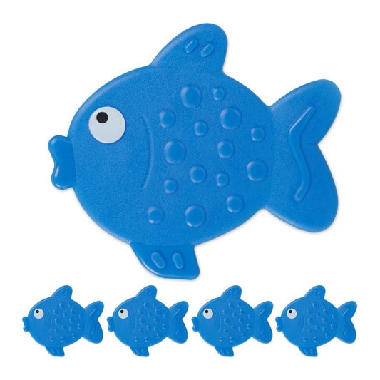 Non-Slip Bath Stickers Fish, Set of 5
