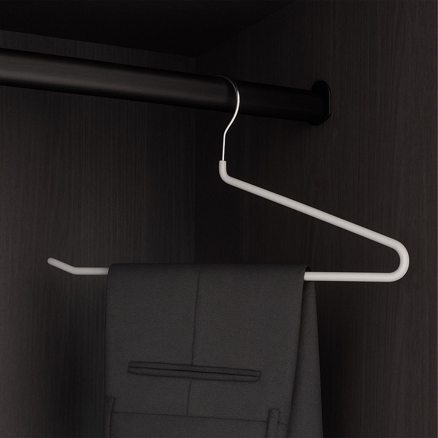 Non-Slip Metal Trouser Hangers – Space-Saving Set
