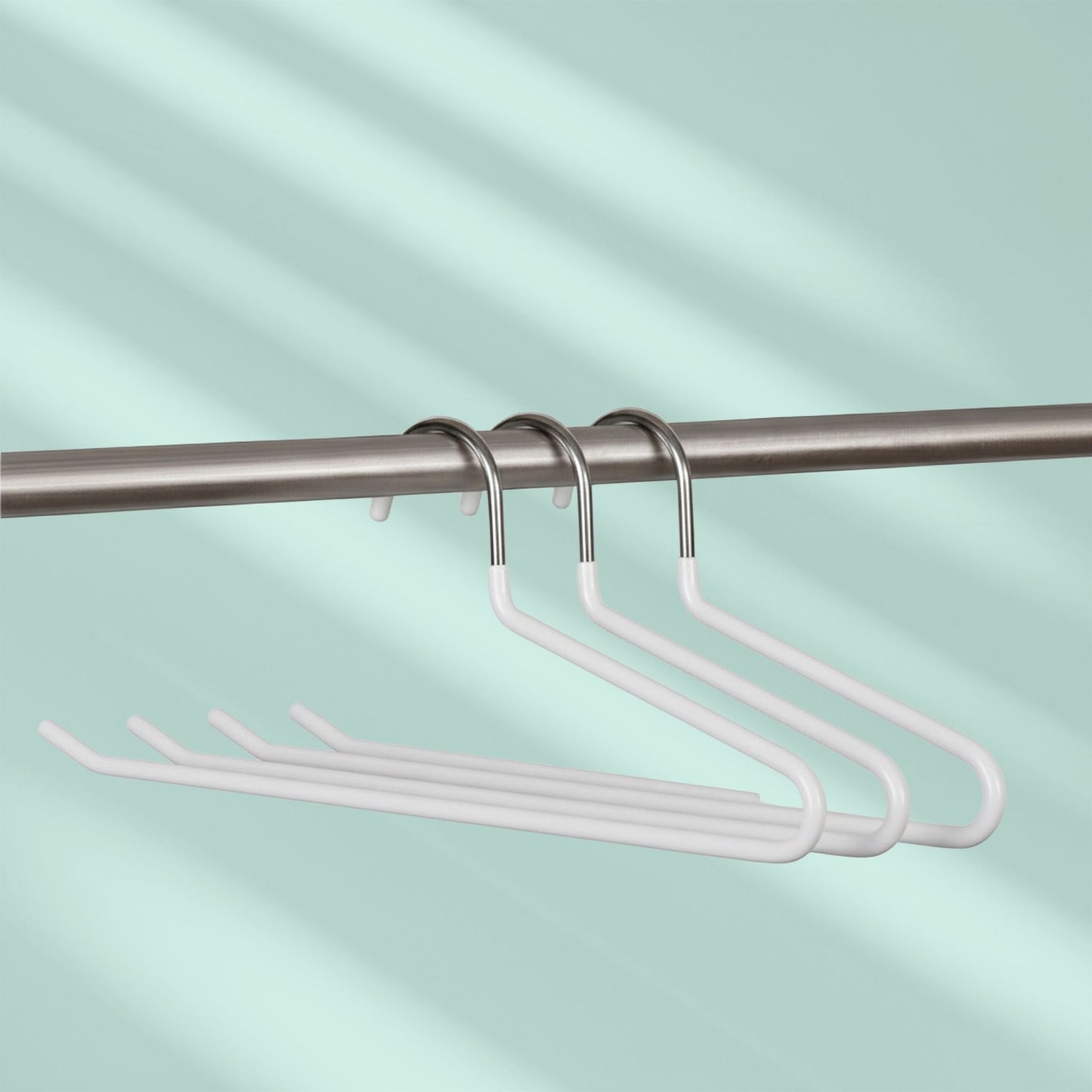 Non-Slip Metal Trouser Hangers – Space-Saving Set