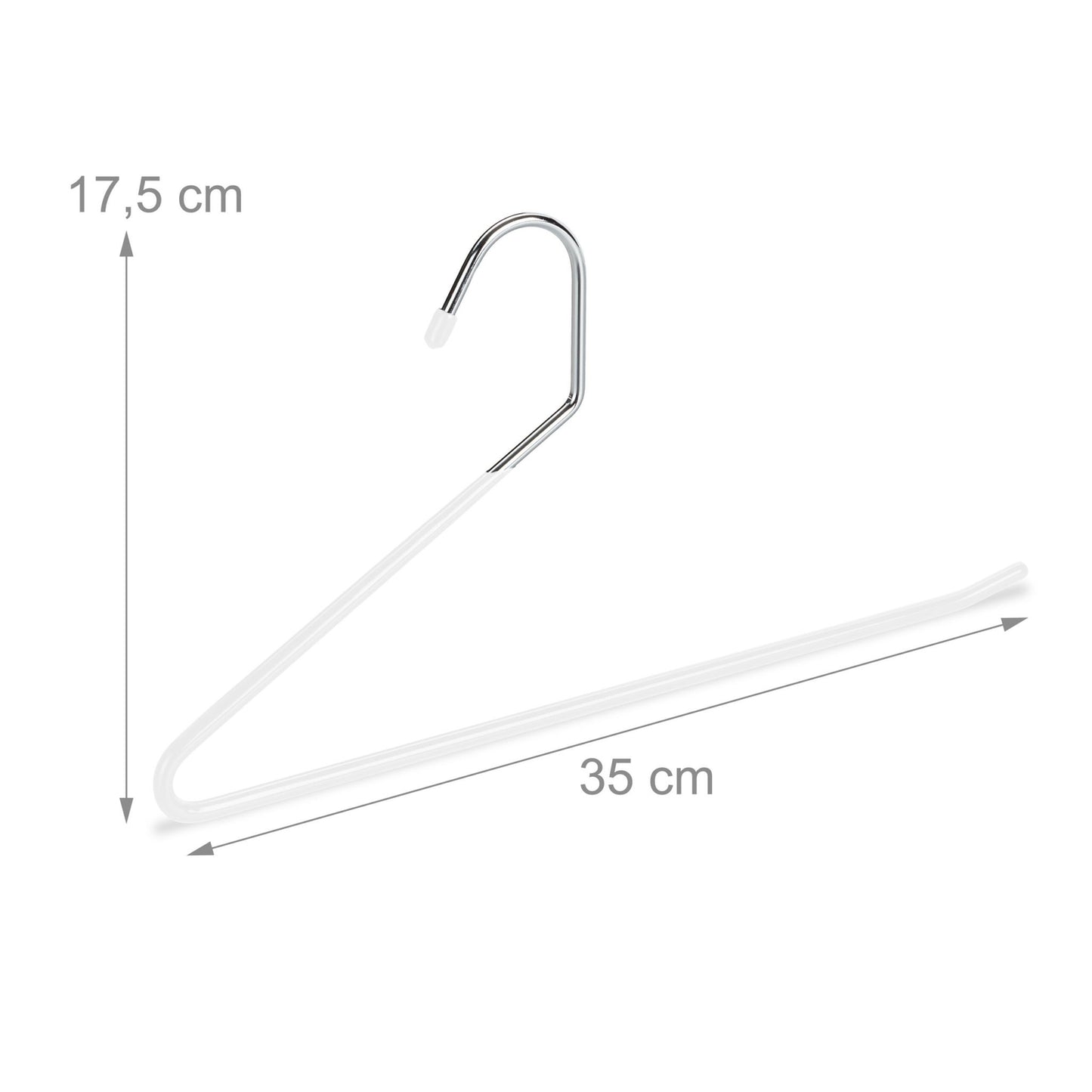 Non-Slip Space-Saving Trouser Hangers – Set of 10