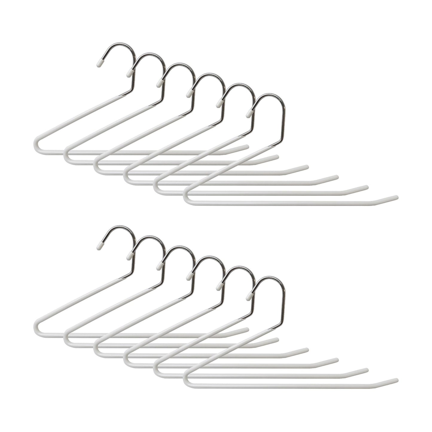 Non-Slip Space-Saving Trouser Hangers, Set of 5