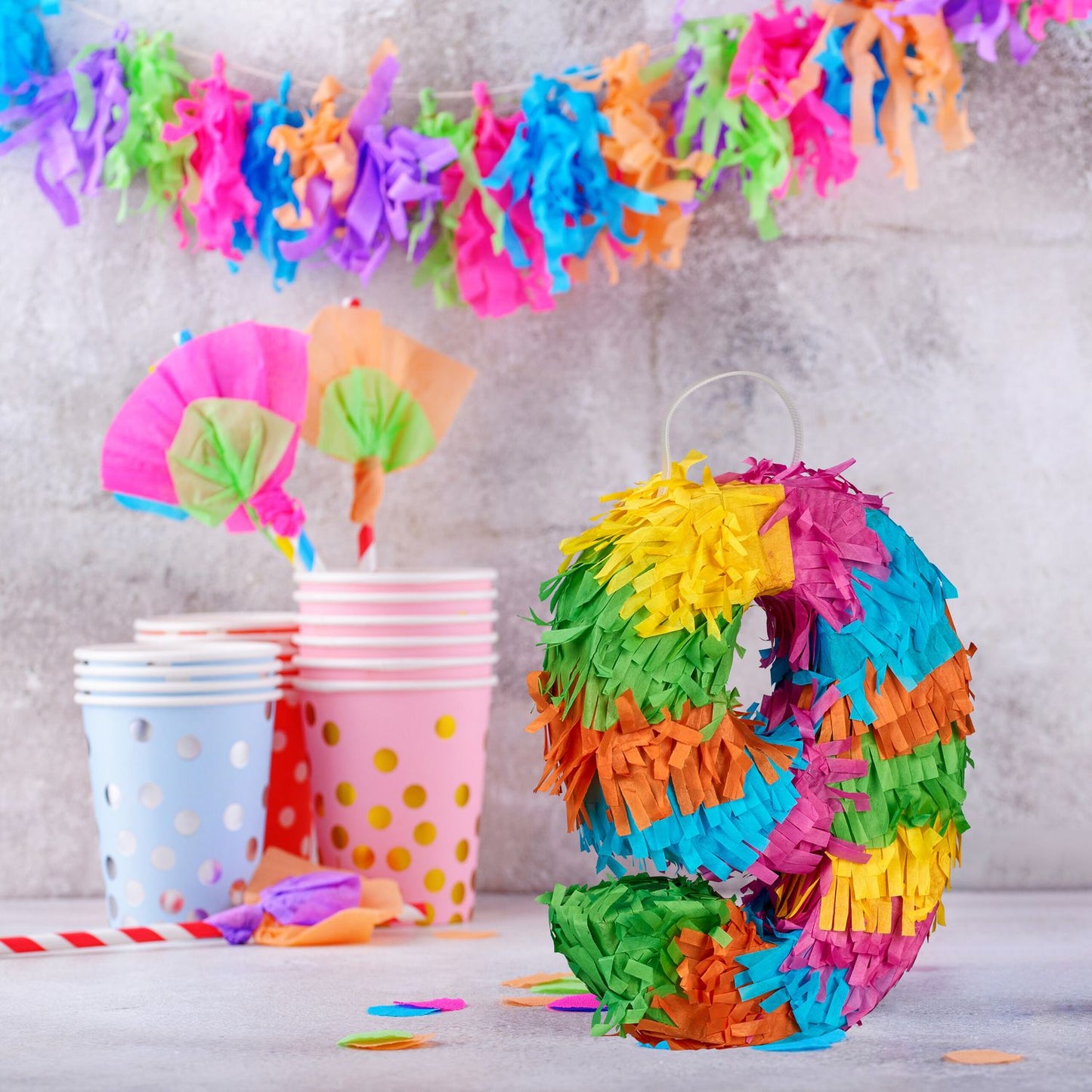 Number 9 Piñata for Kids' Birthday Parties