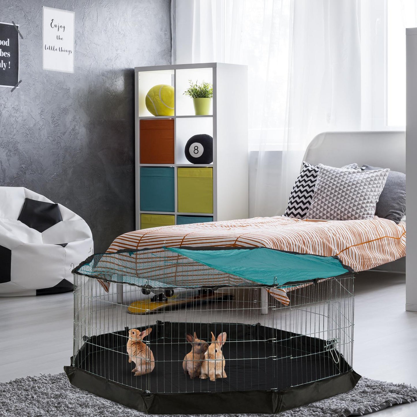 Nylon floor for outdoor storage