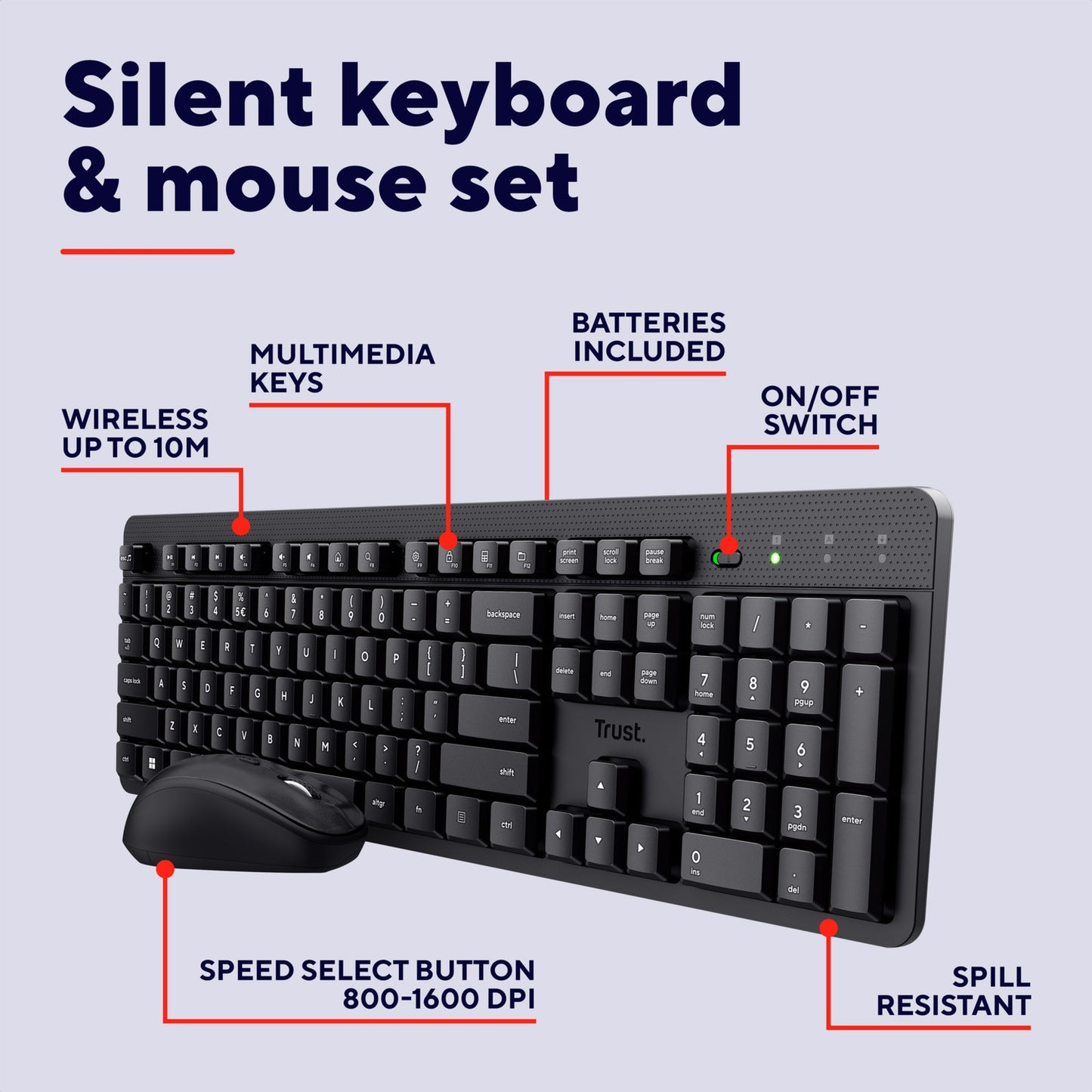 Ody II Wireless Keyboard and Mouse