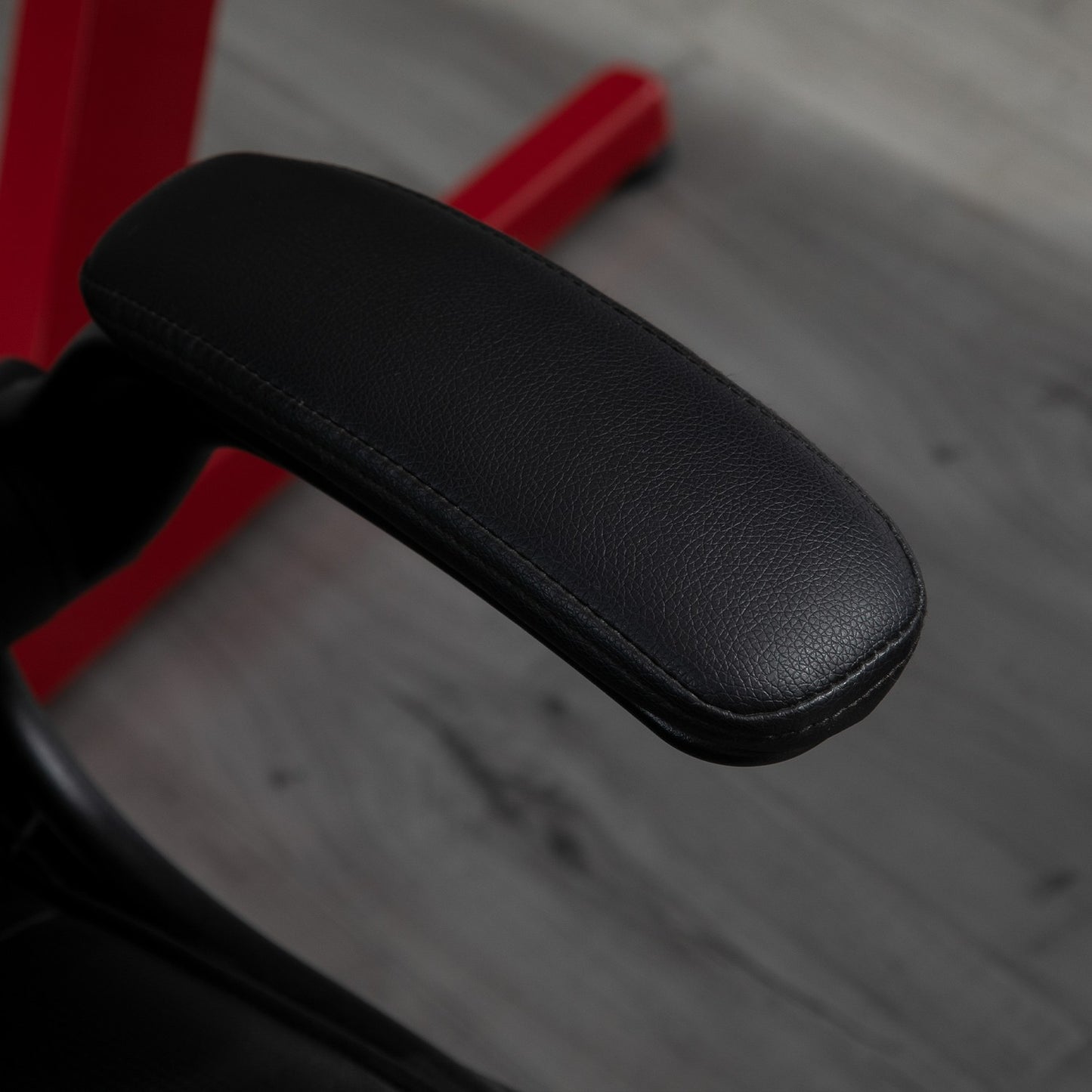 Ergonomic office chair - adjustable in height, padded, black