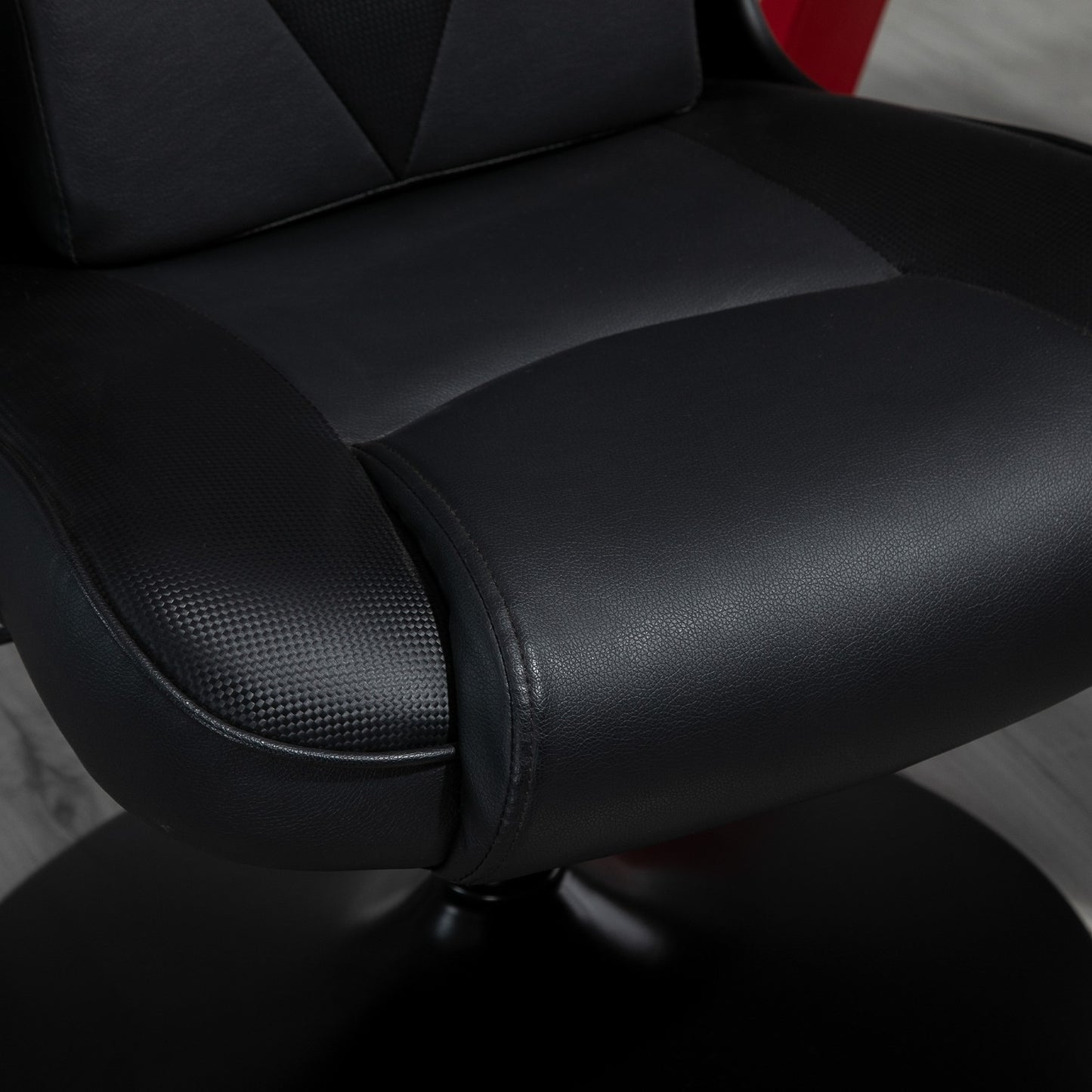 Ergonomic office chair - adjustable in height, padded, black