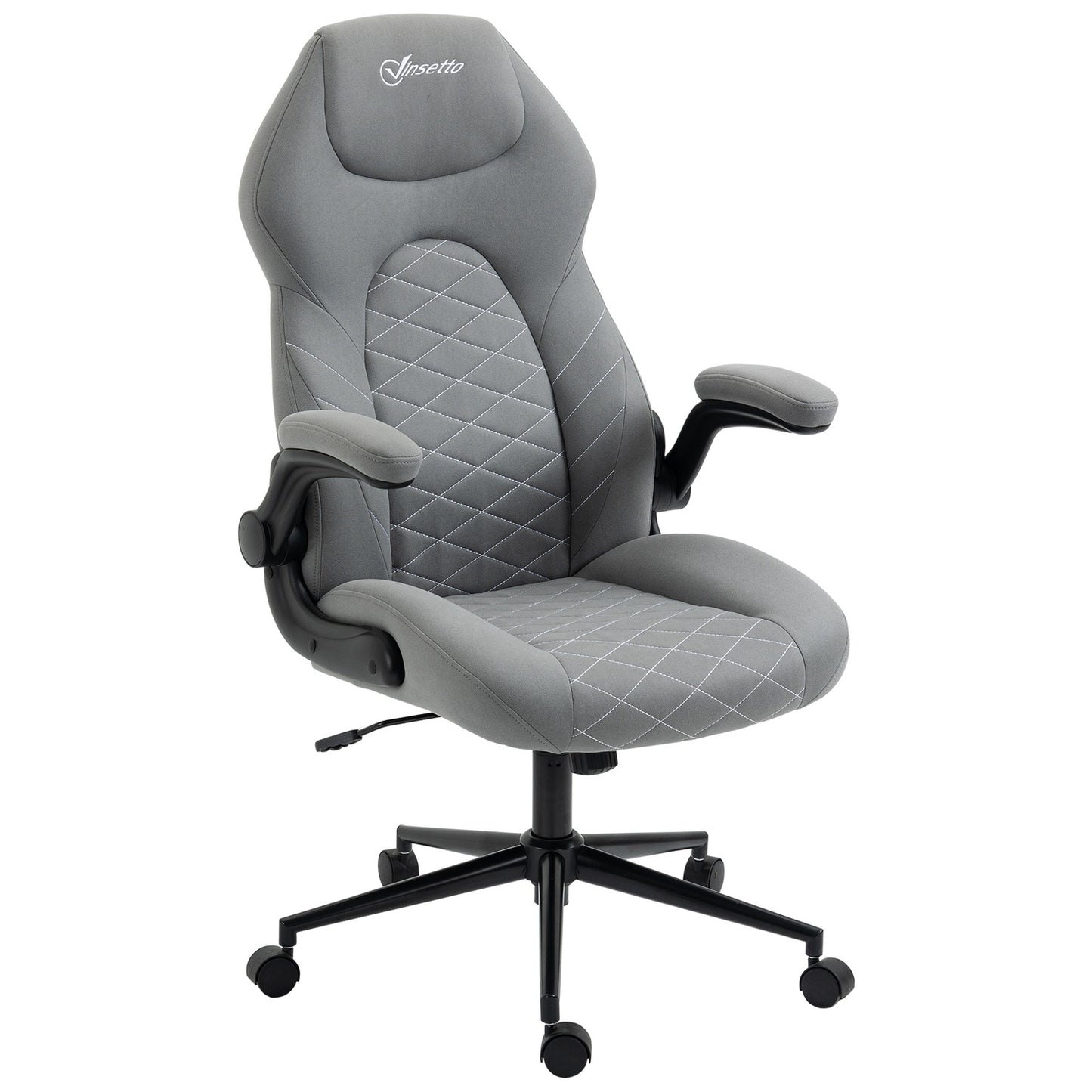 Ergonomic desk chair, swivel with adjustable armrests