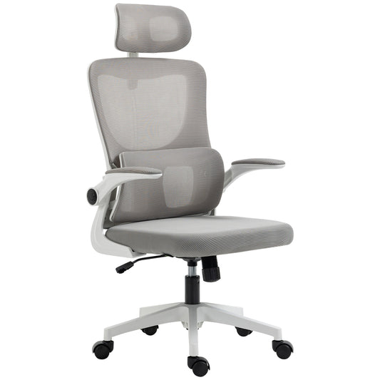 Ergonomic office chair, adjustable height, lumbar support