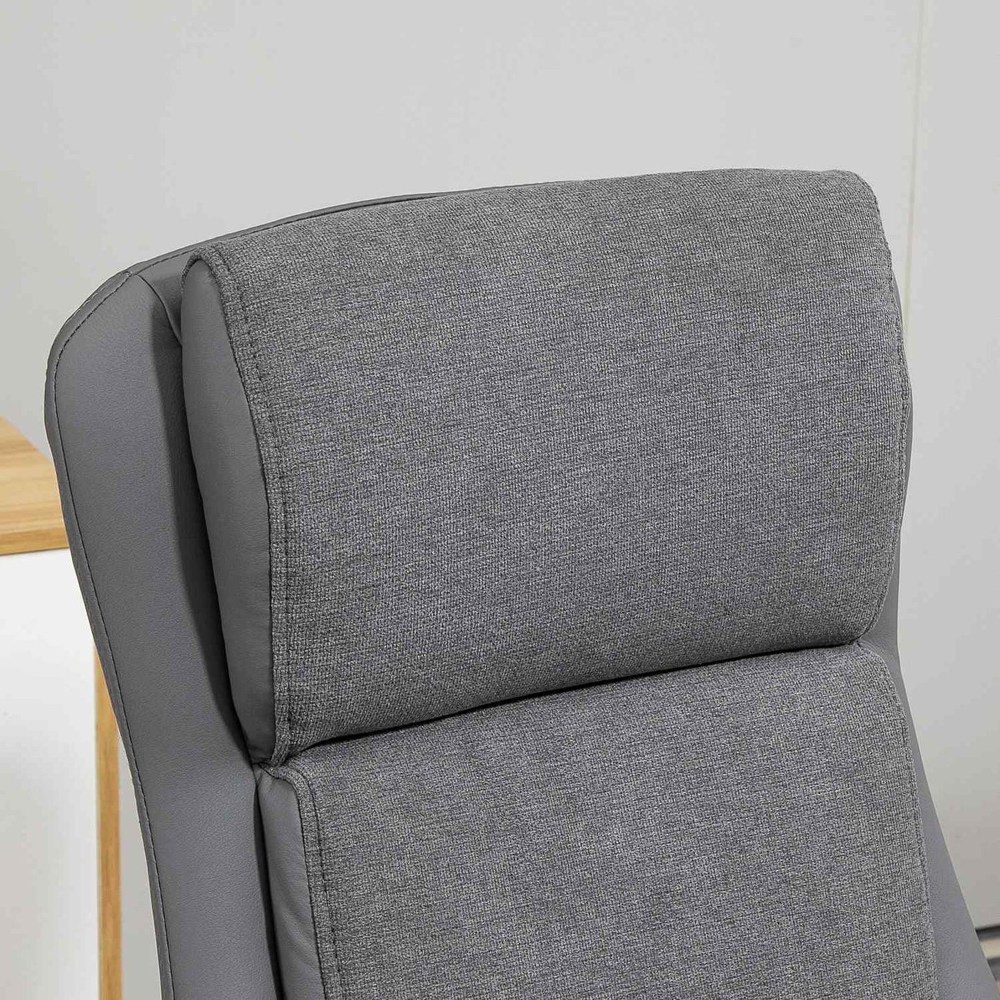 Ergonomic office chair, adjustable PU, 360° rotation, gray