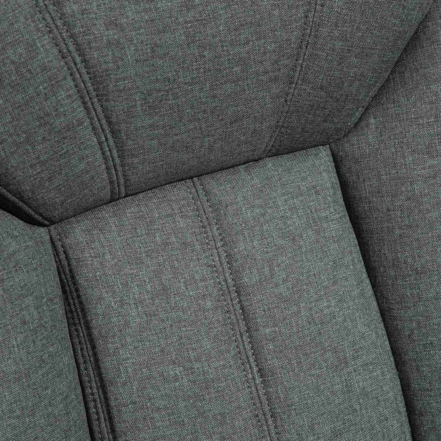 Ergonomic office chair, padded armrest, gray