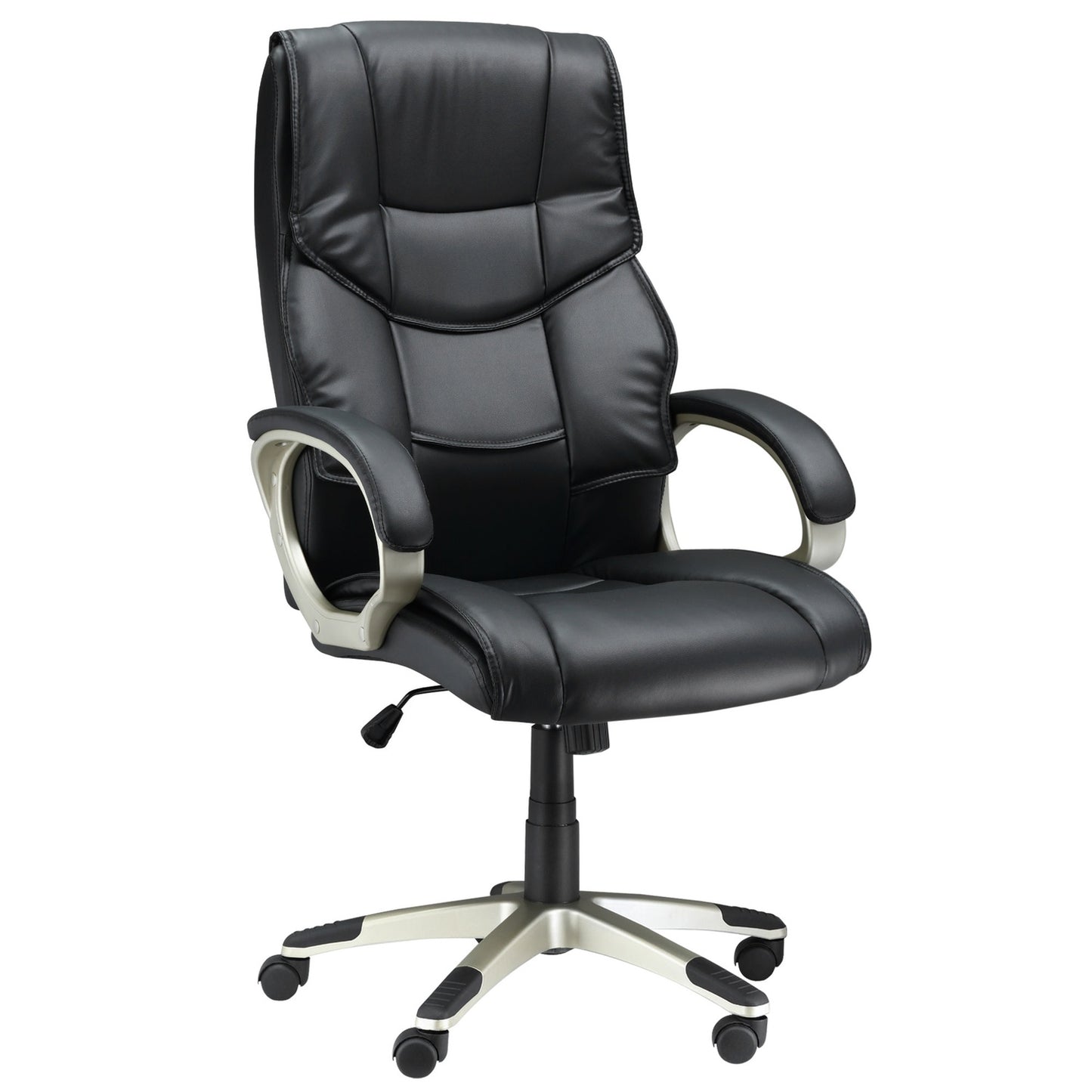 Ergonomic office chair with high backrest, tilt function