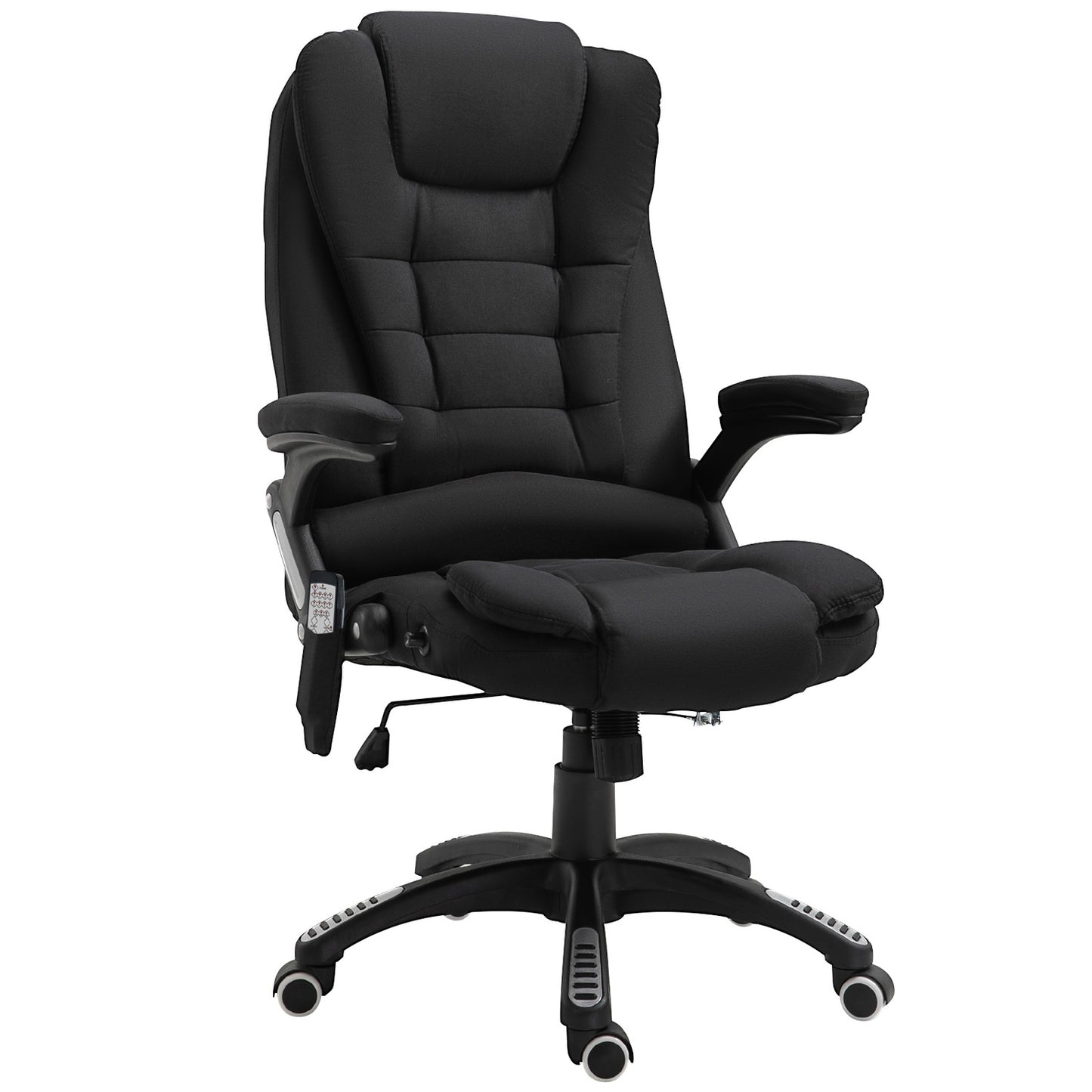 Gaming Office chair with massage, adjustable height, black