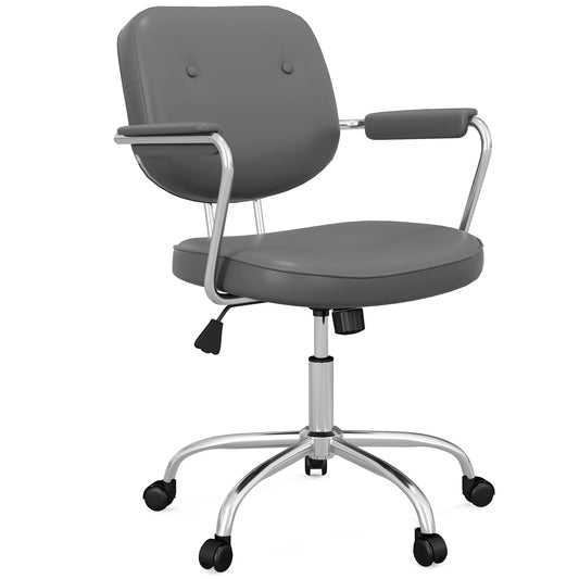 Office chair, rocking function, synthetic leather, adjustable height