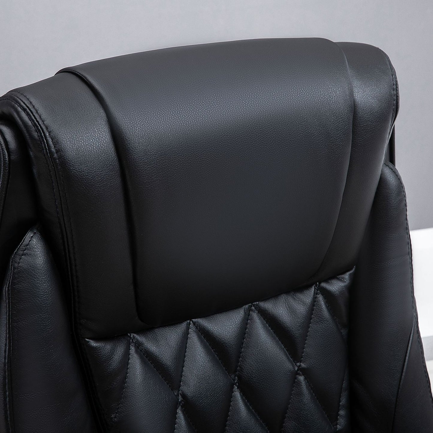 Ergonomic office chair, swivel - adjustable height, black