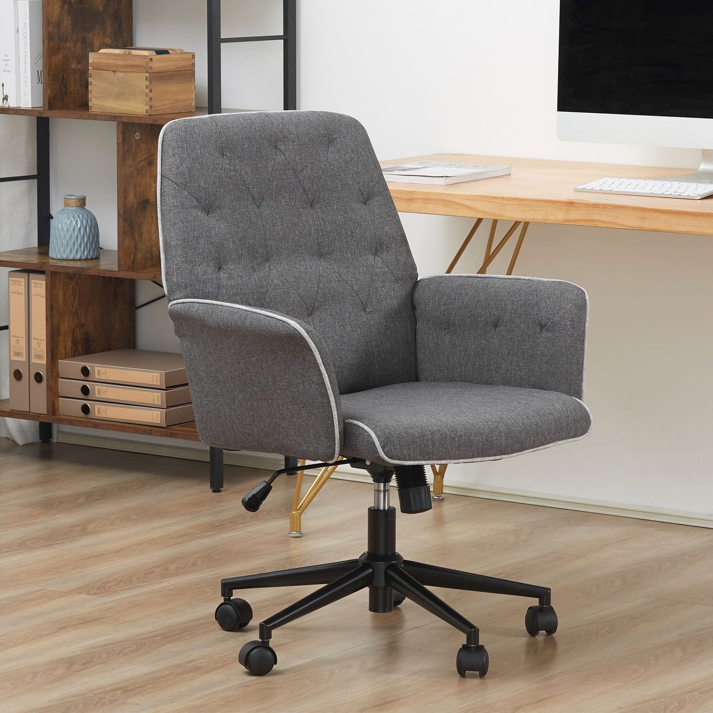 Ergonomic office chair, height adjustable, swivel function