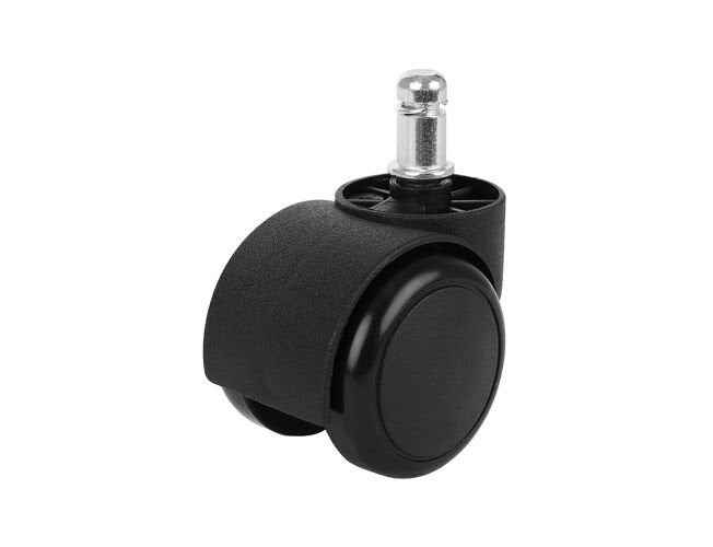 Office chair castors - 5 pcs - black