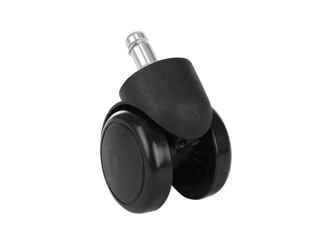 Office chair castors - 5 pcs - black