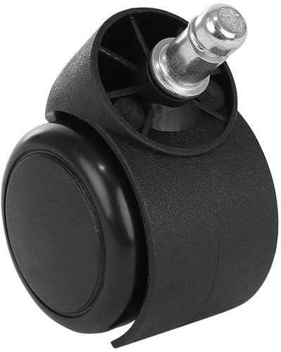 Office chair castors - 5 pcs - black
