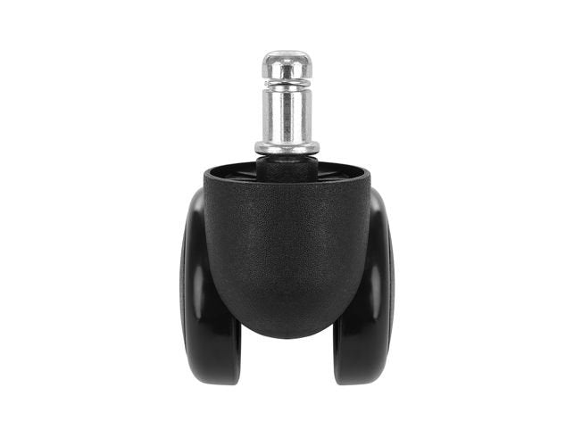 Office chair castors - 5 pcs - black