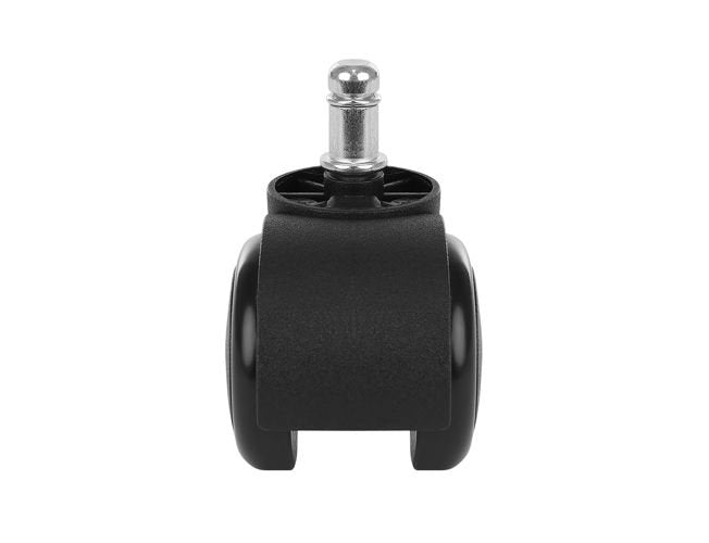 Office chair castors - 5 pcs - black
