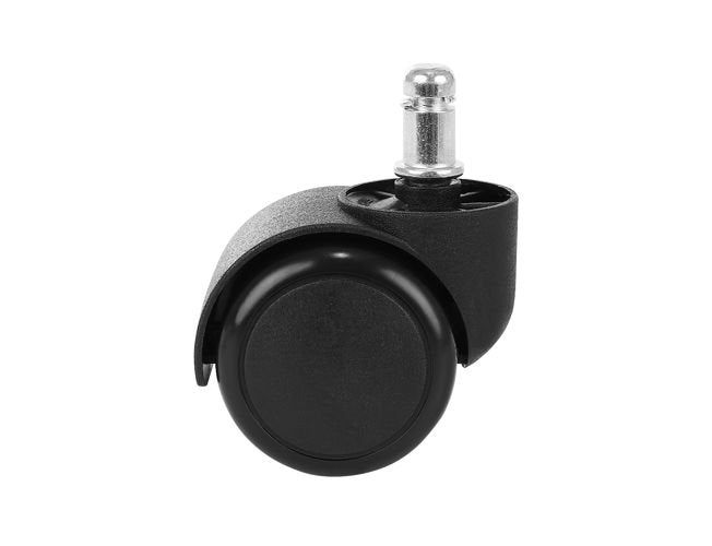 Office chair castors - 5 pcs - black
