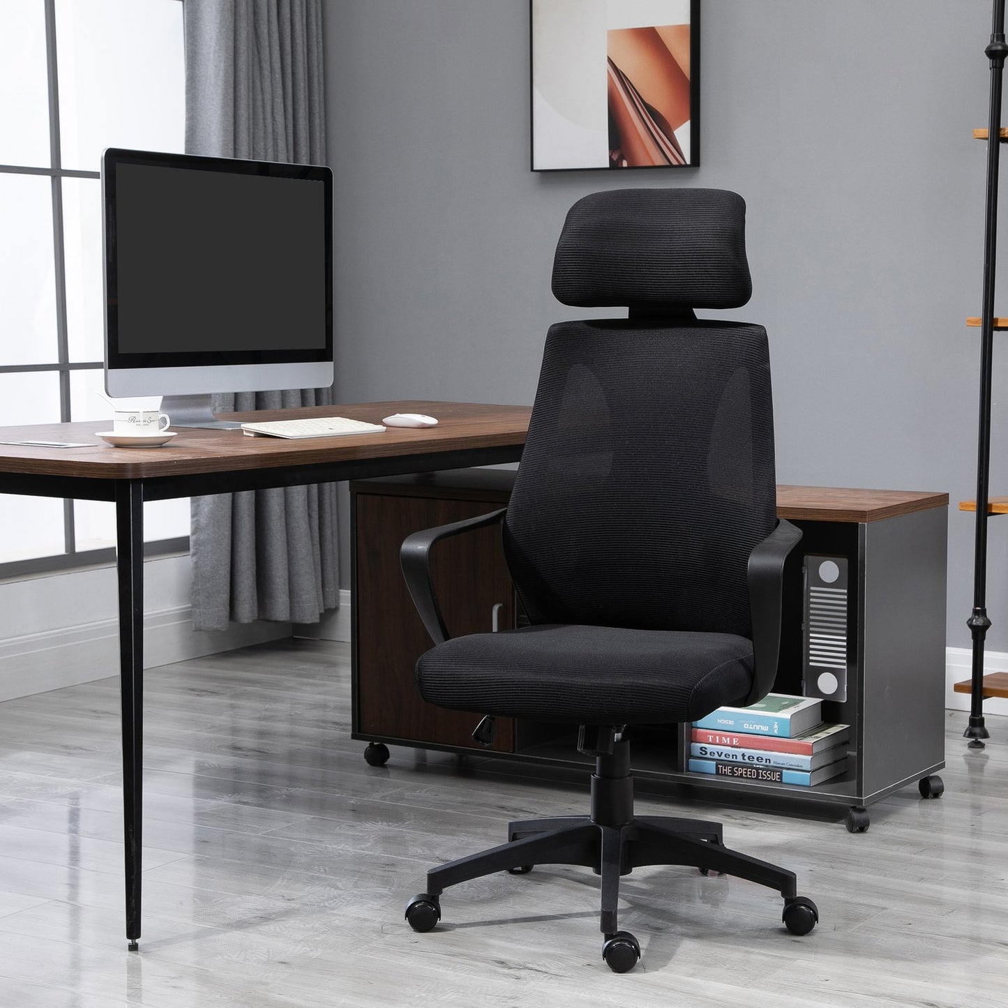 Ergonomic Office Chair, Adjustable Height, Lumbar Support