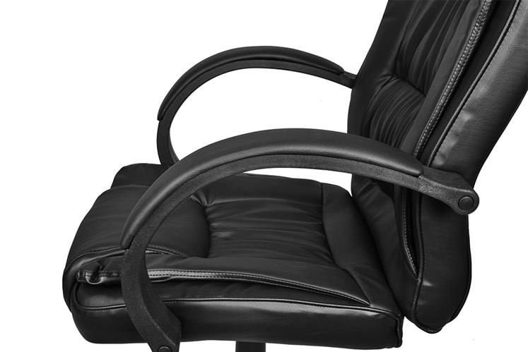 Office chair, eco-leather - black MALATEC