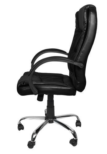 Office chair, eco-leather - black MALATEC