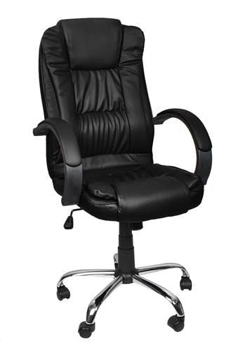 Office chair, eco-leather - black MALATEC