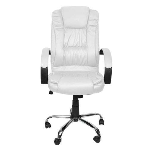 Office chair, eco-leather - white, Malatec 23240