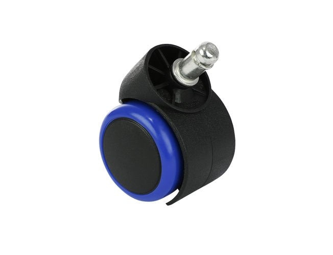 Office chair wheels - 5 pcs - blue