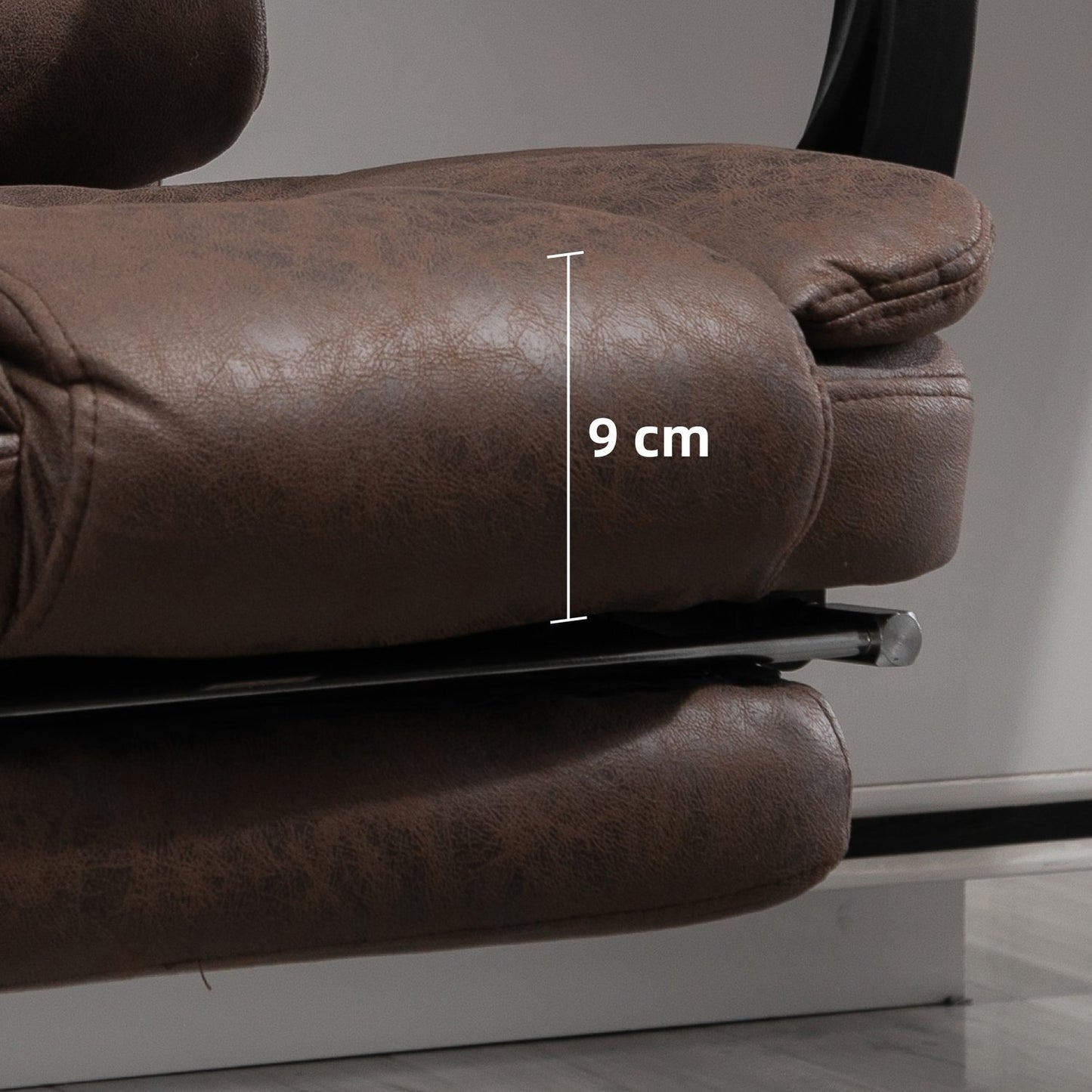 Ergonomic office chair with massage, tilt and heat