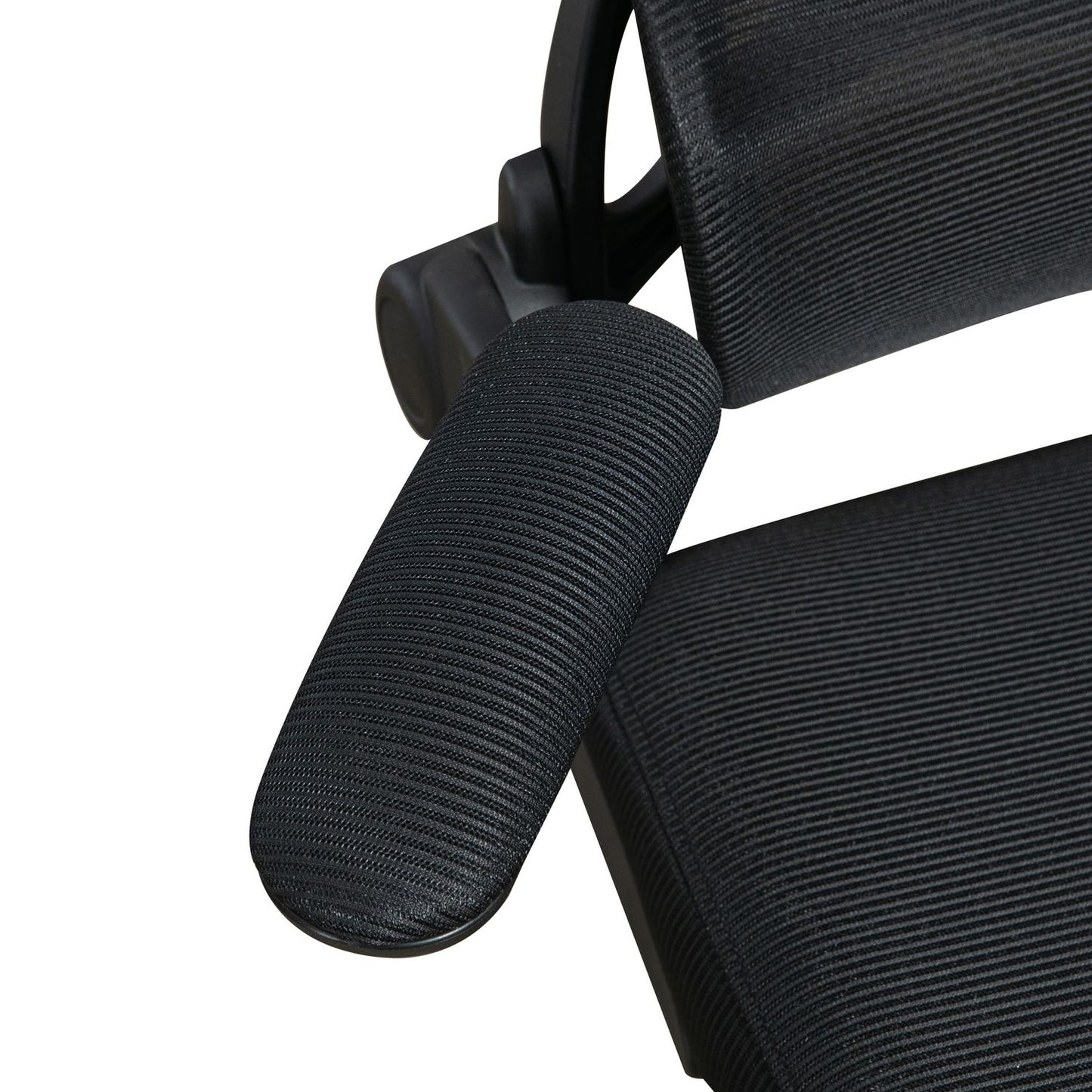 Office chair, Mesh, height adjustable, rocking, black