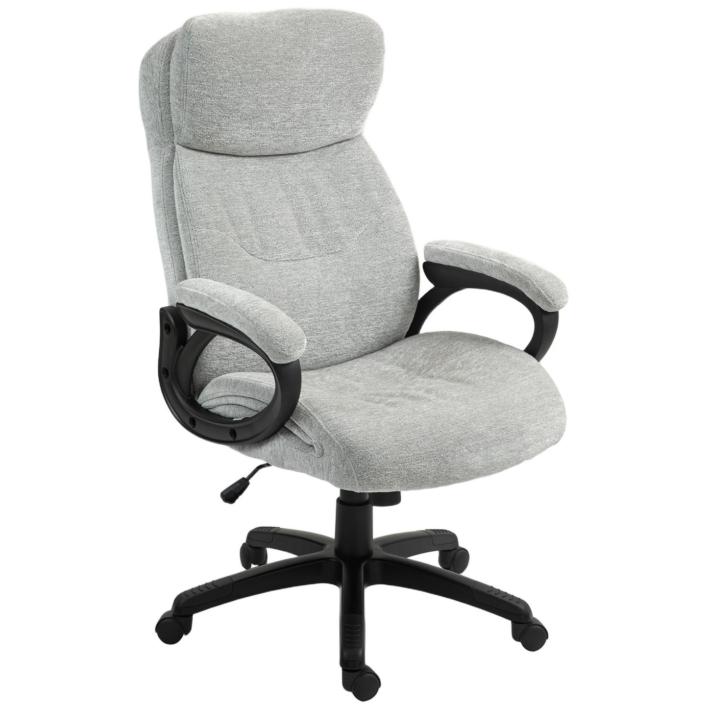 Ergonomic Rocker Office chair, height adjustable, light grey