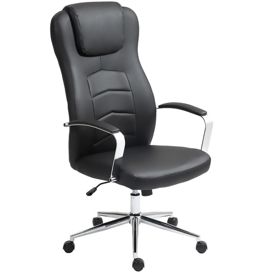 Office Chair, Swivel & Tilt, Adjustable, Black, 120 kg Capacity