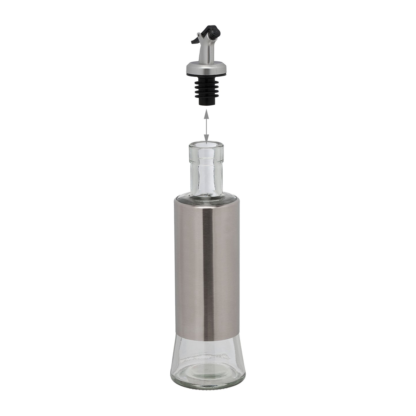 Oil and vinegar set with 4 bottles