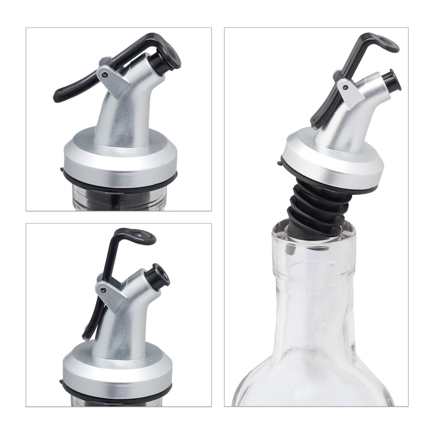 Oil and vinegar set with stand