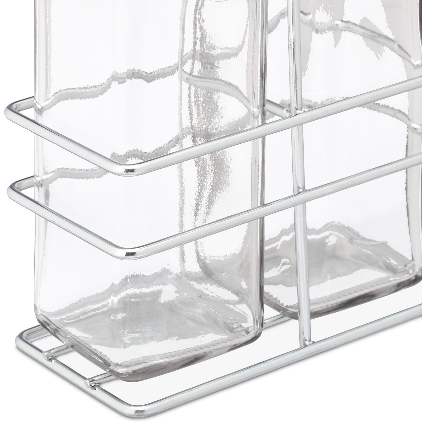 Oil and vinegar set with stand